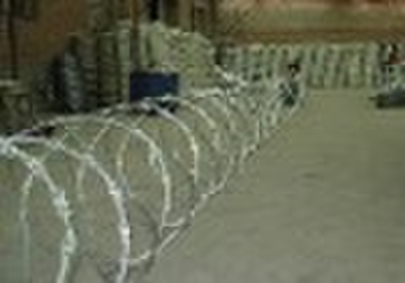 hot-galvanized razor wire