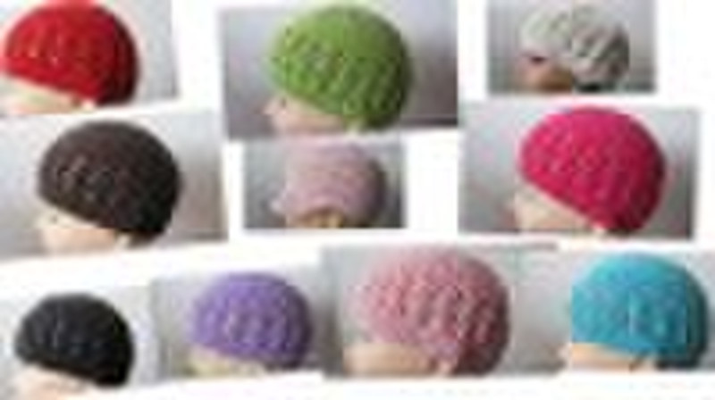 crochet beanie,100% cotton yarns!