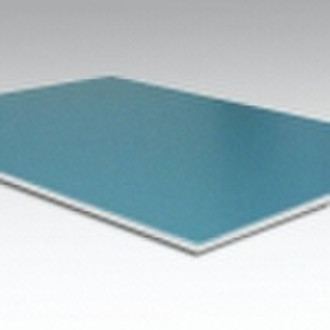 Aluminum composite panel with fire retardant core