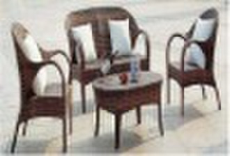 rattan dining table /  rattan outdoor furniture /