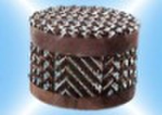 Perforated corrugated plate