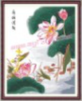 flower oil painting pictures --Paint by Number Kit