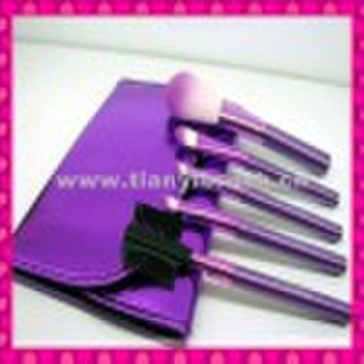 5pcs lila Kosmetik Pinsel