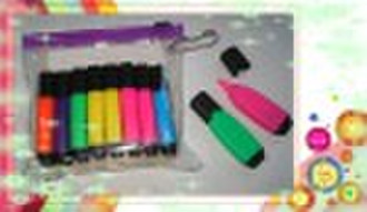 8 Stk Mini Textmarker-Set H-2081