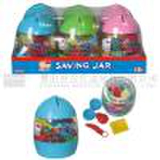 Play dough-Saving Jar Toy