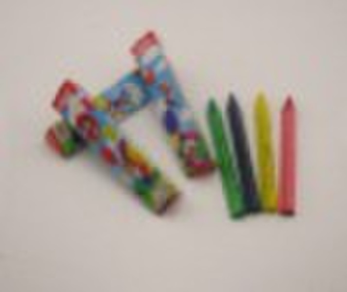 triangular color crayons