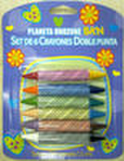 6ct Double Ended Side Color Crayon