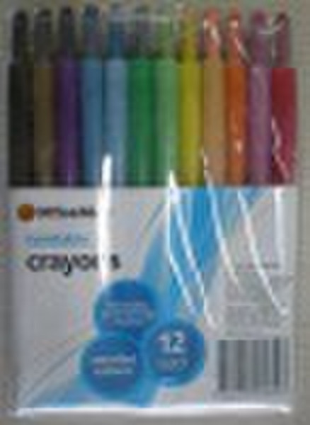 12ct Twistable Plastic Crayon