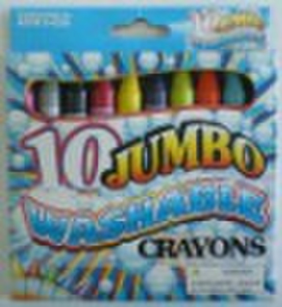 10ct Waschbar Jumbo Crayon