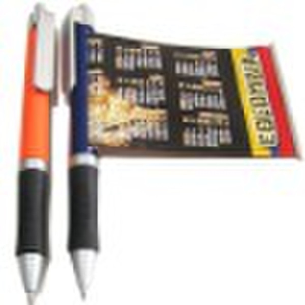 Hot selling promotional plastic banner Pen