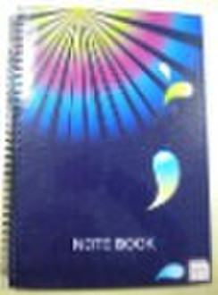 Hard Cover Spiral Notebook in Fashion Style