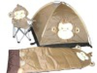 3 in 1 Kids Camping Set / knallen oben Zelt / kampierendes Zelt /