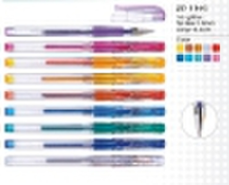 glitter gel pen JZ-116G