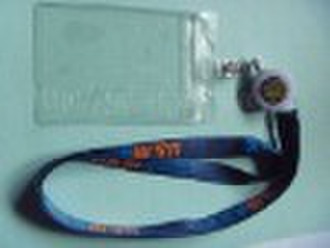 PVC card  holder with lanyard