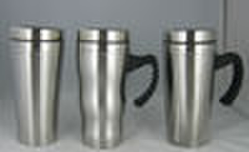 160Z Two Double Wall Vacuum Auto Mug