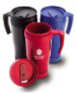 500ml Plastic Promotional Vacuum Auto Mug