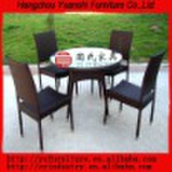 PE Garden Rattan / Korb Kaffee-Set