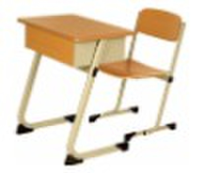 single school desk and chair