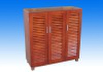 KD Storage Shoe Cabinet (MDF + Paulownia Wood Door