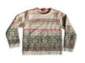 boy's jacquard sweater