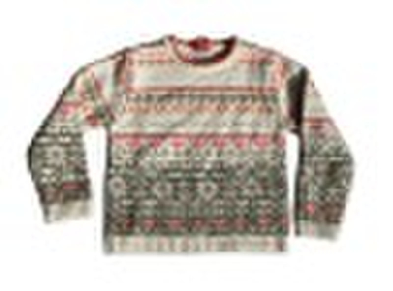 boy's jacquard sweater