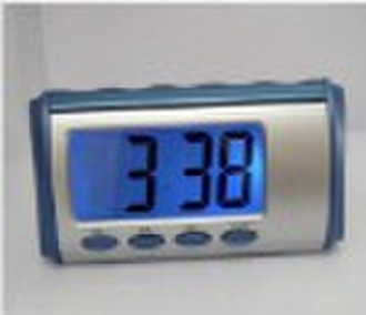 digital talking alarm desk clock with back light