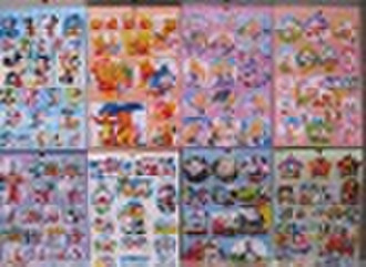 Cartoon paper adhesive sticker