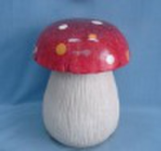 polyresin mushroom - garden stool