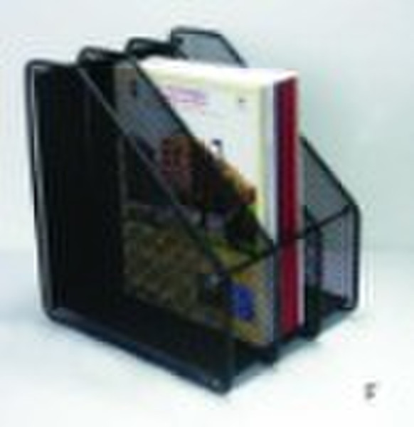 3units metal mesh  file holder, magzine holder,off