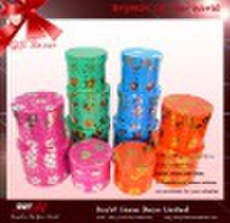 S/3 round Paper /cardbord gift boxes