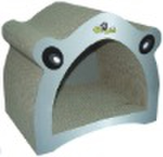 corrugated cat house