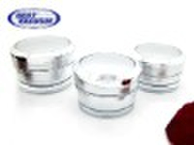Vacuum metalzing Cosmetic jars for cream storing