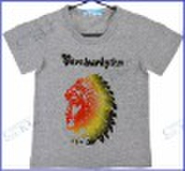 Horizontal stripe polo style short sleeve couple t