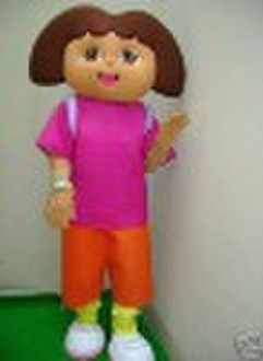 Handwork Dora Mascot Costume For Halloween Free Sh