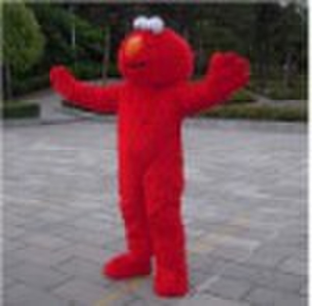 NEW Red monster Elmo ADULT SIZE MASCOT COSTUME  Fr