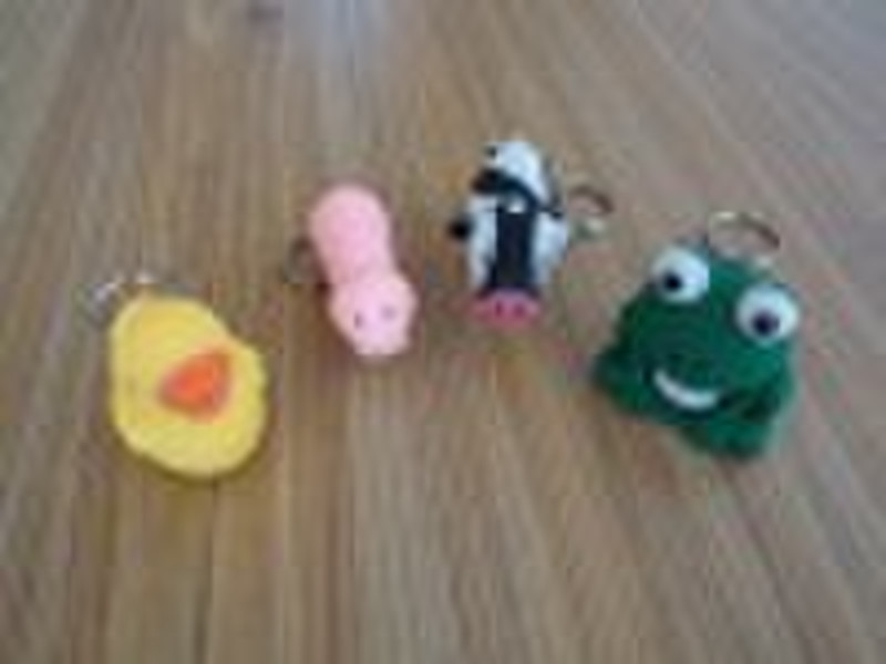 animal keychain light