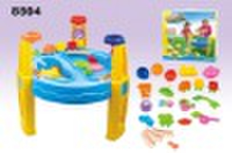 Beach toys/sand and water table
