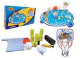 2 IN 1 WATER FOOTBALL + BASKETBALL SET