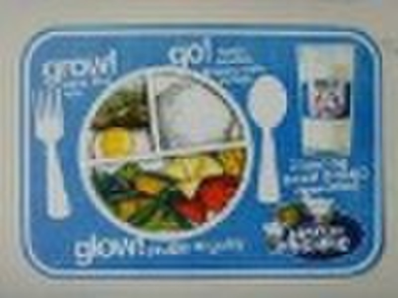 PP table mat with excellent print