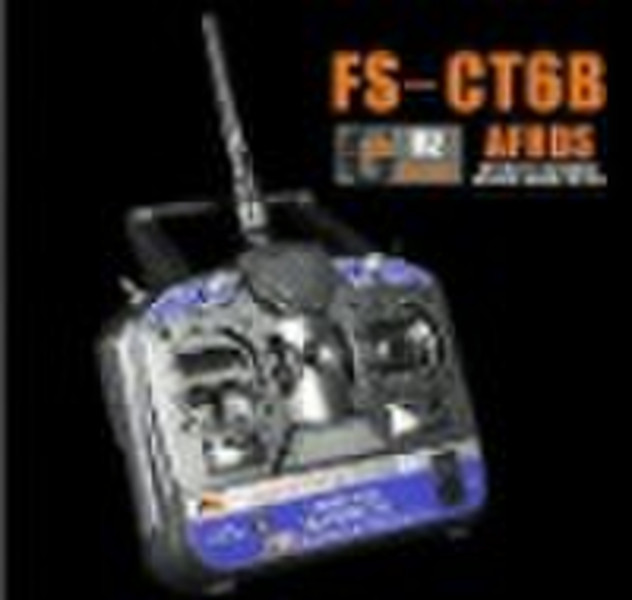 Удаленная Flysky 2.4G CT6B 6-канальный передатчик + Rece