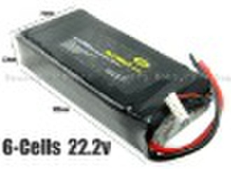 5200mAh 22.2V 20C Li-ion polymer battery