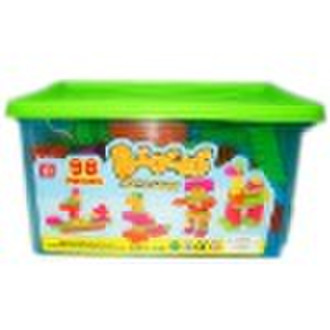 Kids Educational Plastic Building Block Toy-98pcs