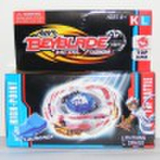 Beyblade battle top with string launcher