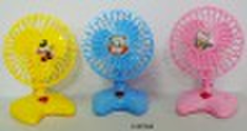 Plastic summer toy fan