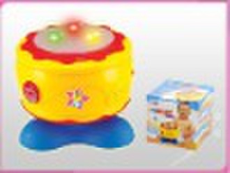 Musical rotating drum toys with lights  for infant