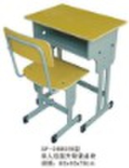 School desk and chair