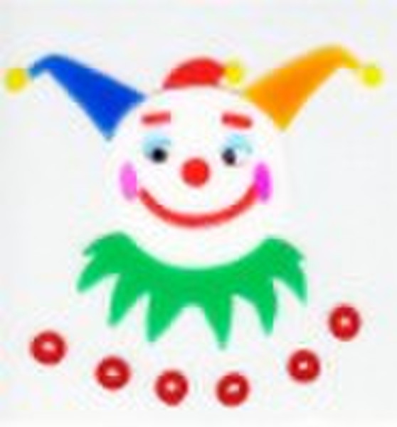 self-adhesive clown gel stickers for everyday seri