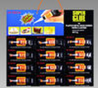 G17 fashionable 12pcs blister card glue