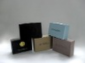 25*16*9cm simple paper shoe box with glossy finish