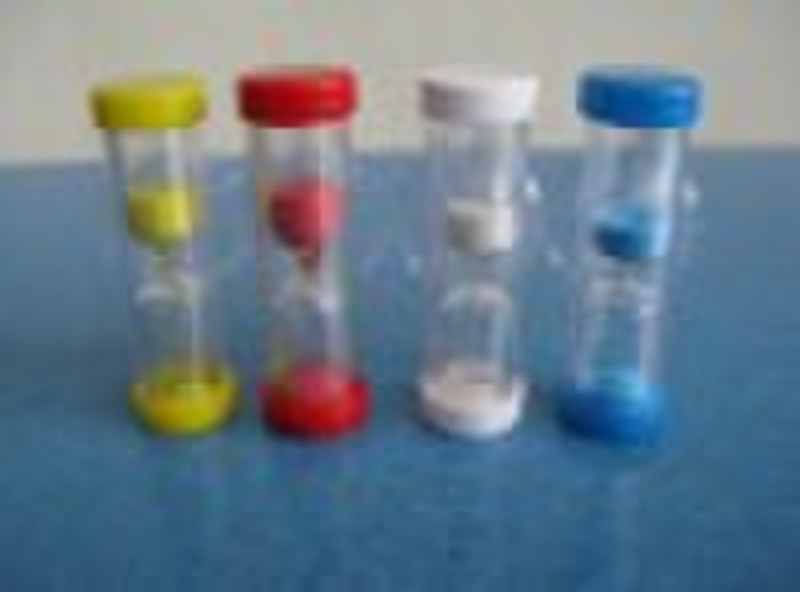 Sand timer with sucker